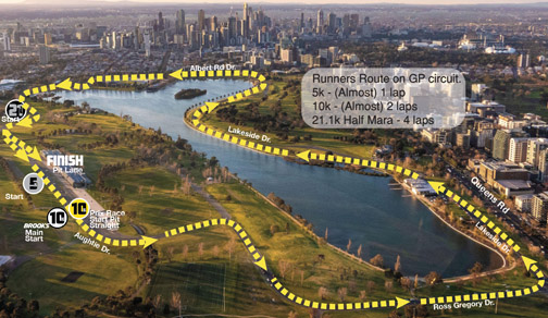 Aerial View
                          of Course